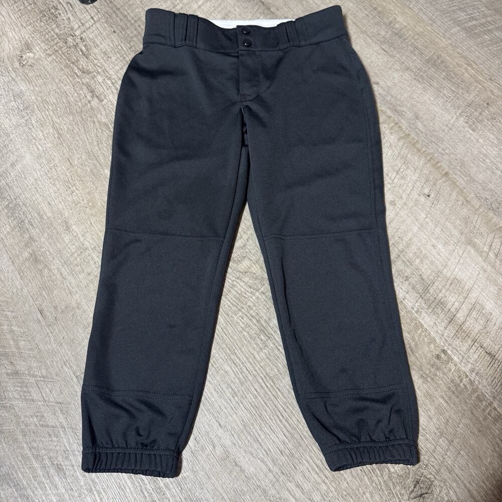 Champro Womens Softball Pants Knickers Black Size Small Belt Loops EUC